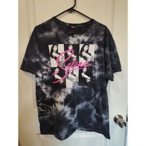 Women's Selena Tie Dye Short Sleeve Shirt Large